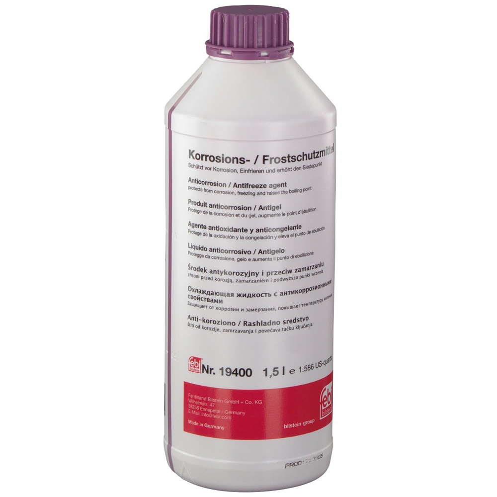 Антифриз Febi G12+ фиолетовый концентрат (1.5л) FEBI BILSTEIN PF761302