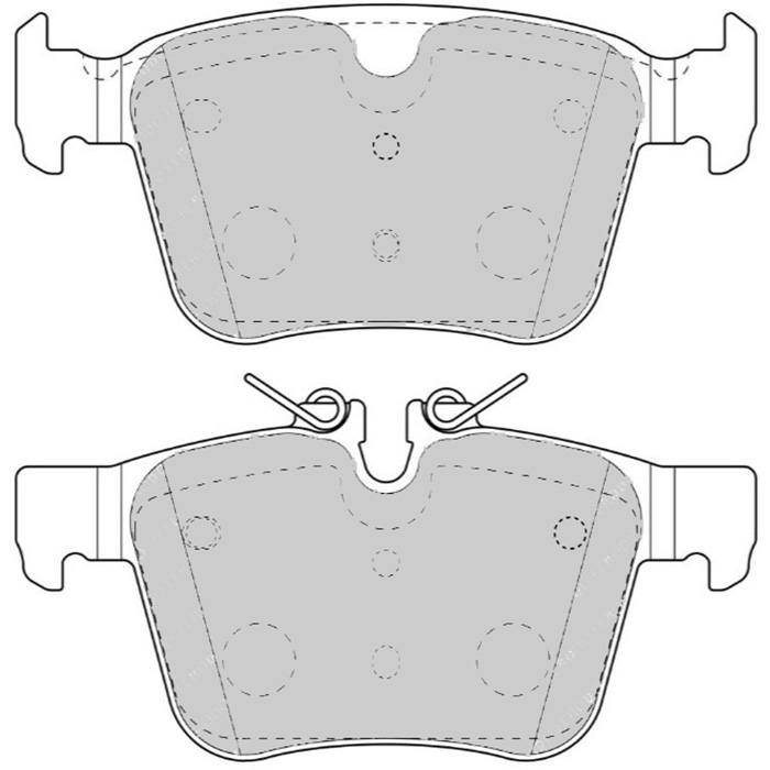 Тормозные колодки задние дисковые BOSCH арт. FDB4927