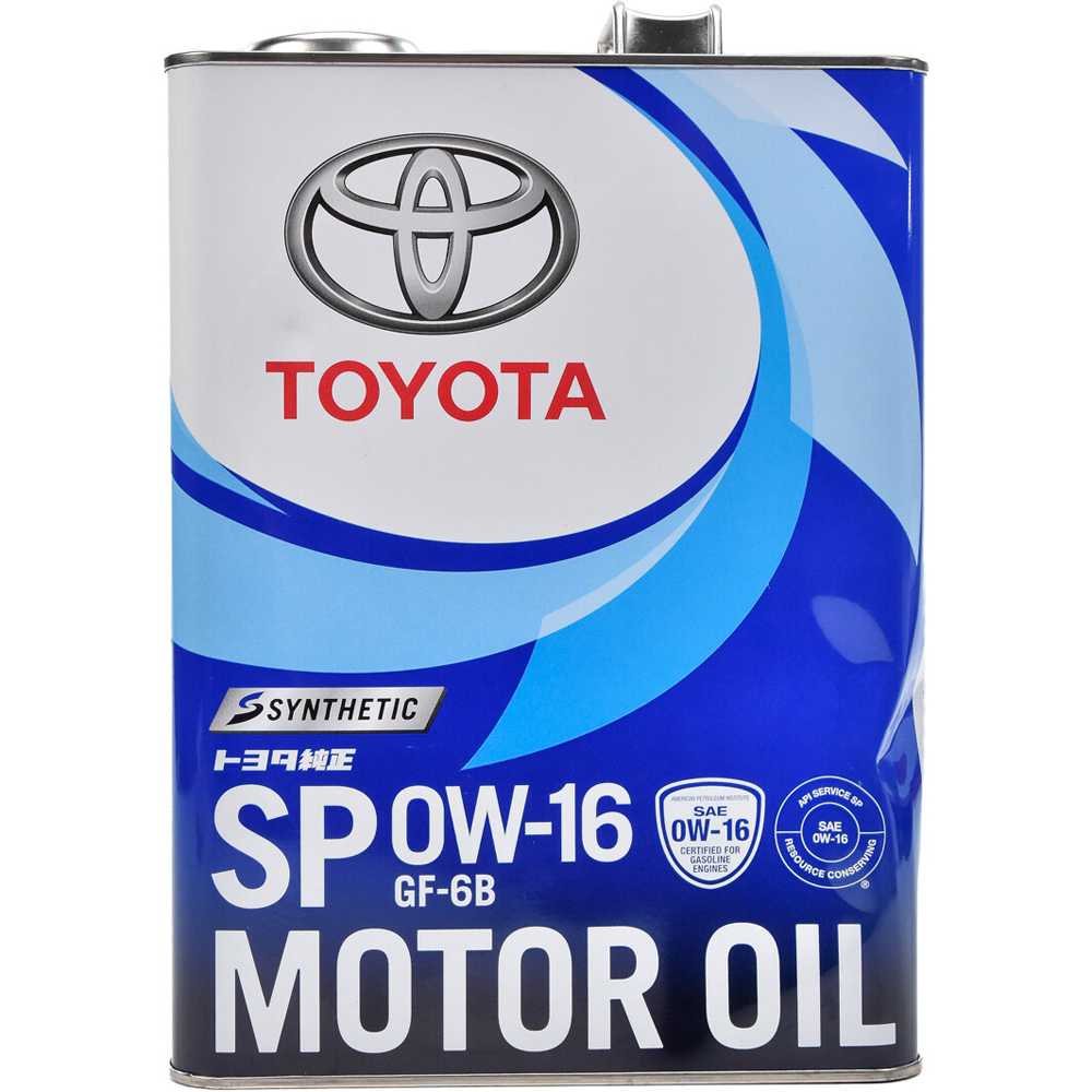 Моторное масло Toyota SP 0W-16 (4л) TOYOTA PF866026