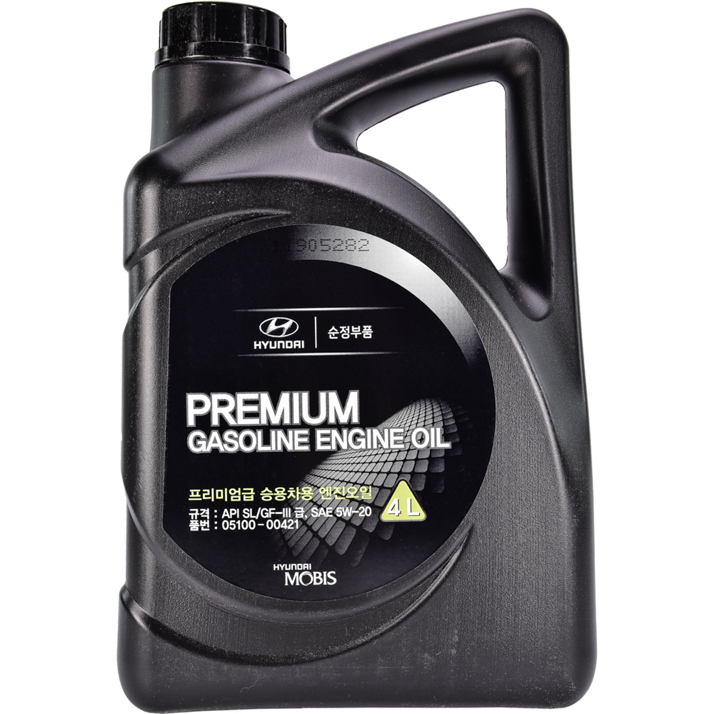 Моторное масло Hyundai Premium Gasoline 5W-20 (4л) HYUNDAI PF594096