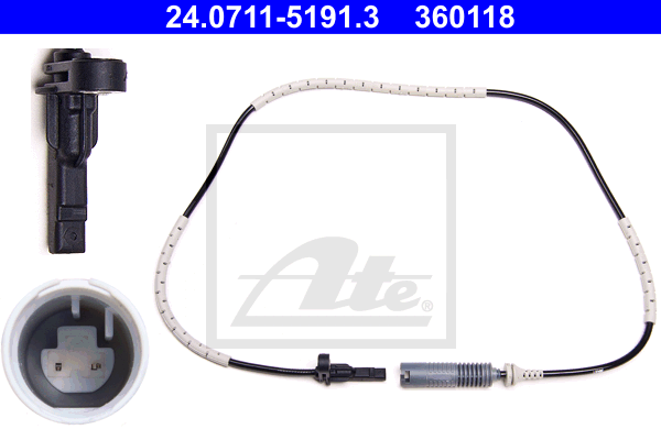 Датчик ABS (задній) BMW 3 (E90/E91/E92/E93) 04-13 (L=959mm) BREMI арт. 24.0711-5191.3