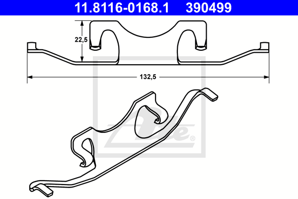 Пружина, тормозной суппорт QUICK BRAKE арт. 11811601681