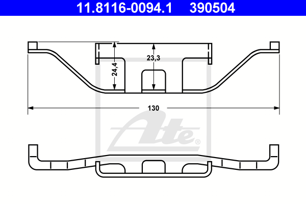 Пружина, тормозной суппорт QUICK BRAKE арт. 11.8116-0094.1