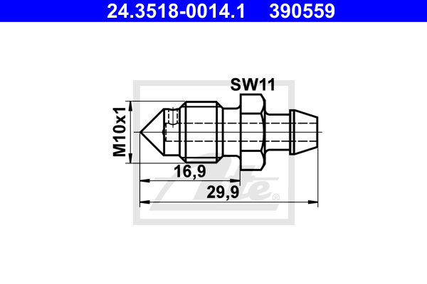 Штуцер прокачки гальм QUICK BRAKE арт. 24351800141