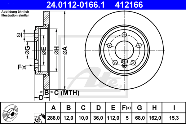 Тормозной диск A.B.S. арт. 24011201661