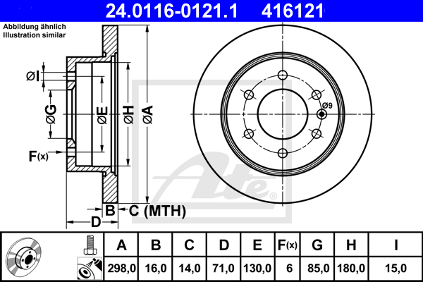 Тормозной диск VAG арт. 24011601211