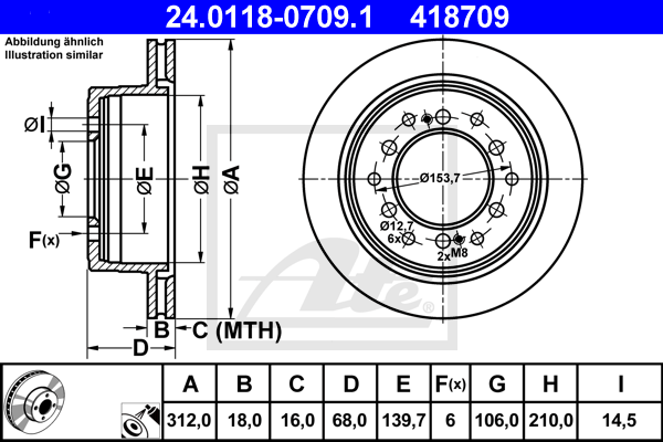 Тормозной диск BOSCH арт. 24011807091