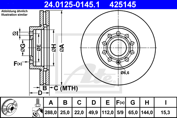 Тормозной диск ROADHOUSE арт. 24012501451