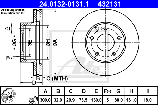 Тормозной диск BREMBO арт. 24013201311