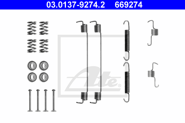 Монтажний комплект колодки QUICK BRAKE арт. 03013792742
