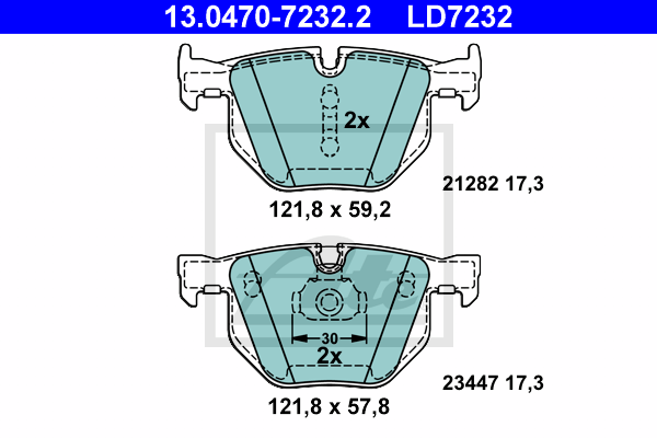 Тормозные колодки дисковые QUICK BRAKE арт. 13047072322