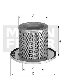 Фильтр добавочного воздуха MANN-FILTER C1342