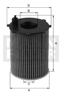 Фільтр масляний BOSCH арт. HU6020z