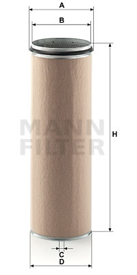 Фільтр повітря HENGST FILTER арт. CF2100