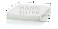 Фильтр салона MANN-FILTER арт. CU 2440