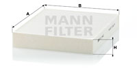 Фильтр салона MANN-FILTER арт. CU 2442