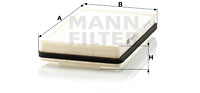 Фільтр салону MANN-FILTER арт. CU2534