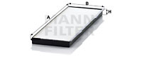 Фільтр салону BOSCH арт. CU37001