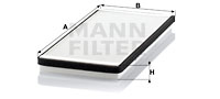 Фильтр салона MANN-FILTER CU4150