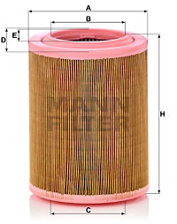 Воздушный фильтр MFILTER арт. C18003