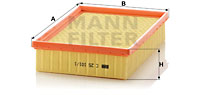 Воздушный фильтр MANN-FILTER арт. C25101/1