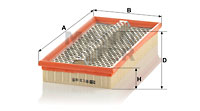 Воздушный фильтр MANN-FILTER C33102