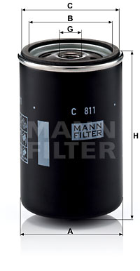Фільтр повітря HENGST FILTER арт. C811