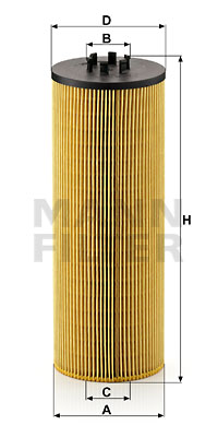Фільтр масляний MB Actros 96- (OM541/OM542) FEBI BILSTEIN арт. HU12140X