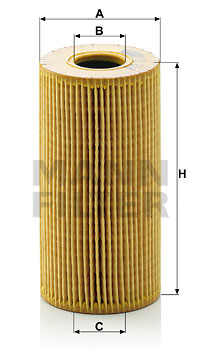 Масляный фильтр MAHLE арт. HU 618X