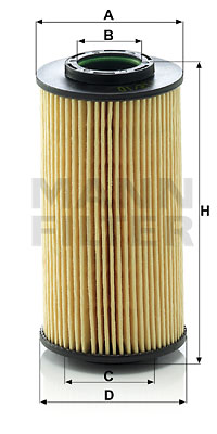 Масляный фильтр MAHLE арт. HU 712/10X
