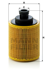 Масляный фильтр FIAT арт. HU 712/7X