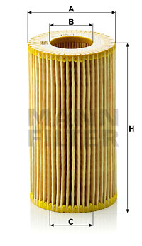 Масляный фильтр MAHLE арт. HU 718/1 N