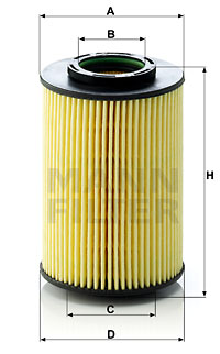 Масляный фильтр HYUNDAI арт. HU 822/5 X