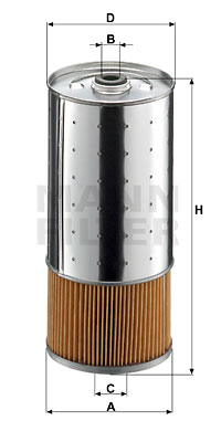 Фільтр масляний MAHLE арт. PF10551n