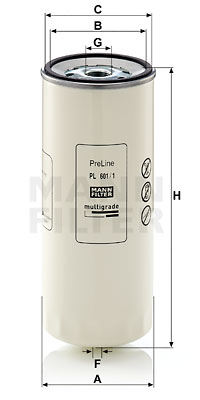 Фільтр палива FLEETGUARD арт. PL6011x