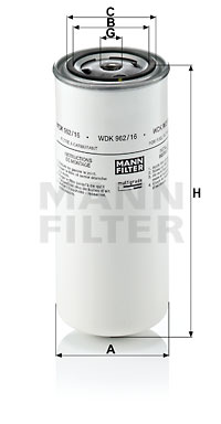 Фільтр палива BOSCH арт. WDK 962/16