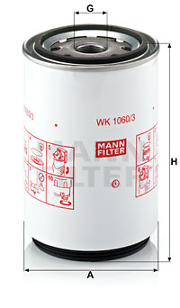 Фільтр палива WIX FILTERS арт. WK1060/3X