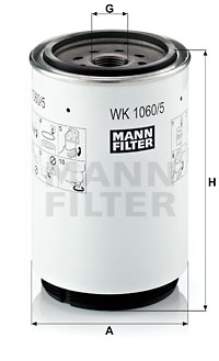 Топливный фильтр WIX FILTERS арт. WK10605x