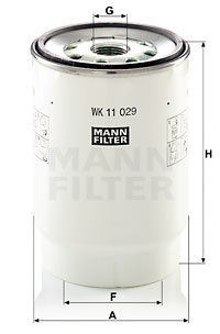Масляний фiльтр HENGST FILTER арт. WK11029Z