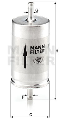 Топливный фильтр WIX FILTERS арт. WK 410