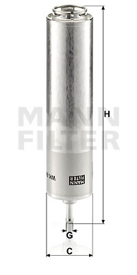 Топливный фильтр ASAM арт. WK 5001