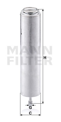 Топливный фильтр MAHLE арт. WK5002X
