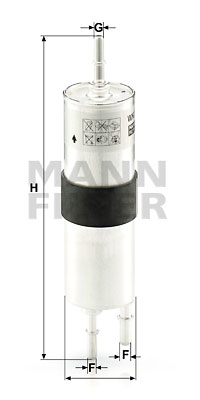 Топливный фильтр MANN-FILTER арт. WK515