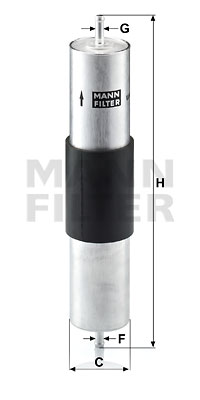 Топливный фильтр UFI арт. WK516/1