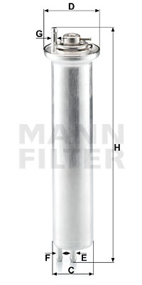 Топливный фильтр PURFLUX арт. WK 532