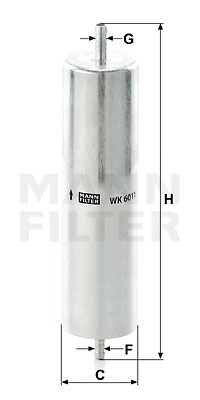 Топливный фильтр DELPHI арт. WK 6011