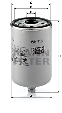 Топливный фильтр WIX FILTERS арт. WK 713