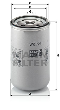 Топливный фильтр  арт. WK724