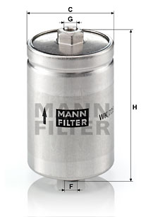 Топливный фильтр CLEAN FILTERS арт. WK 725
