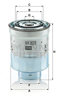 Топливный фильтр  арт. WK 8028 Z